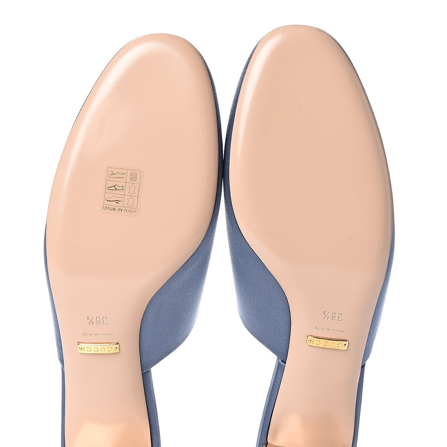 Silk Satin Crystal Embellished Bow Mules 38.5 Carta Zucchero