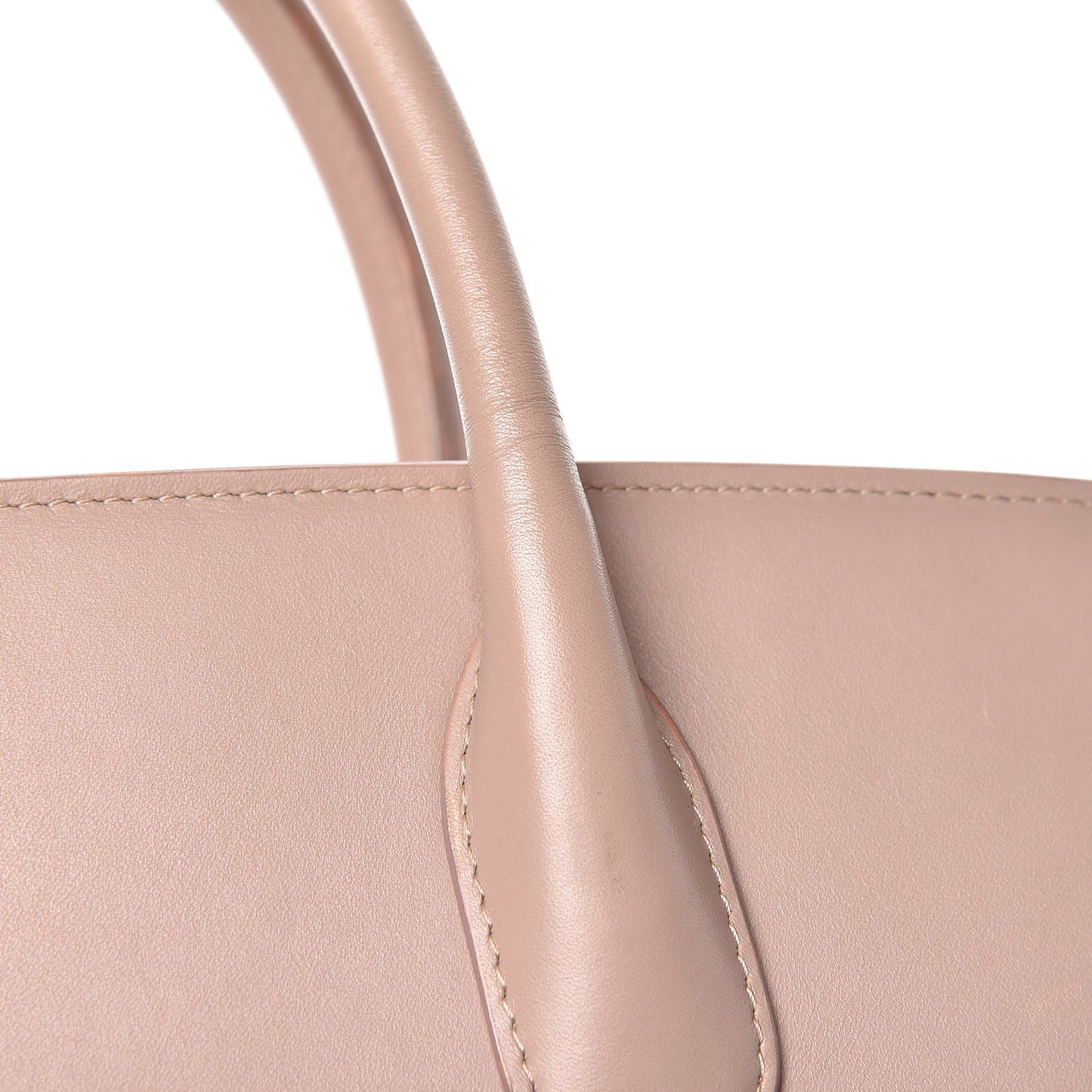 Calfskin Medium Bar Tote Light Pink