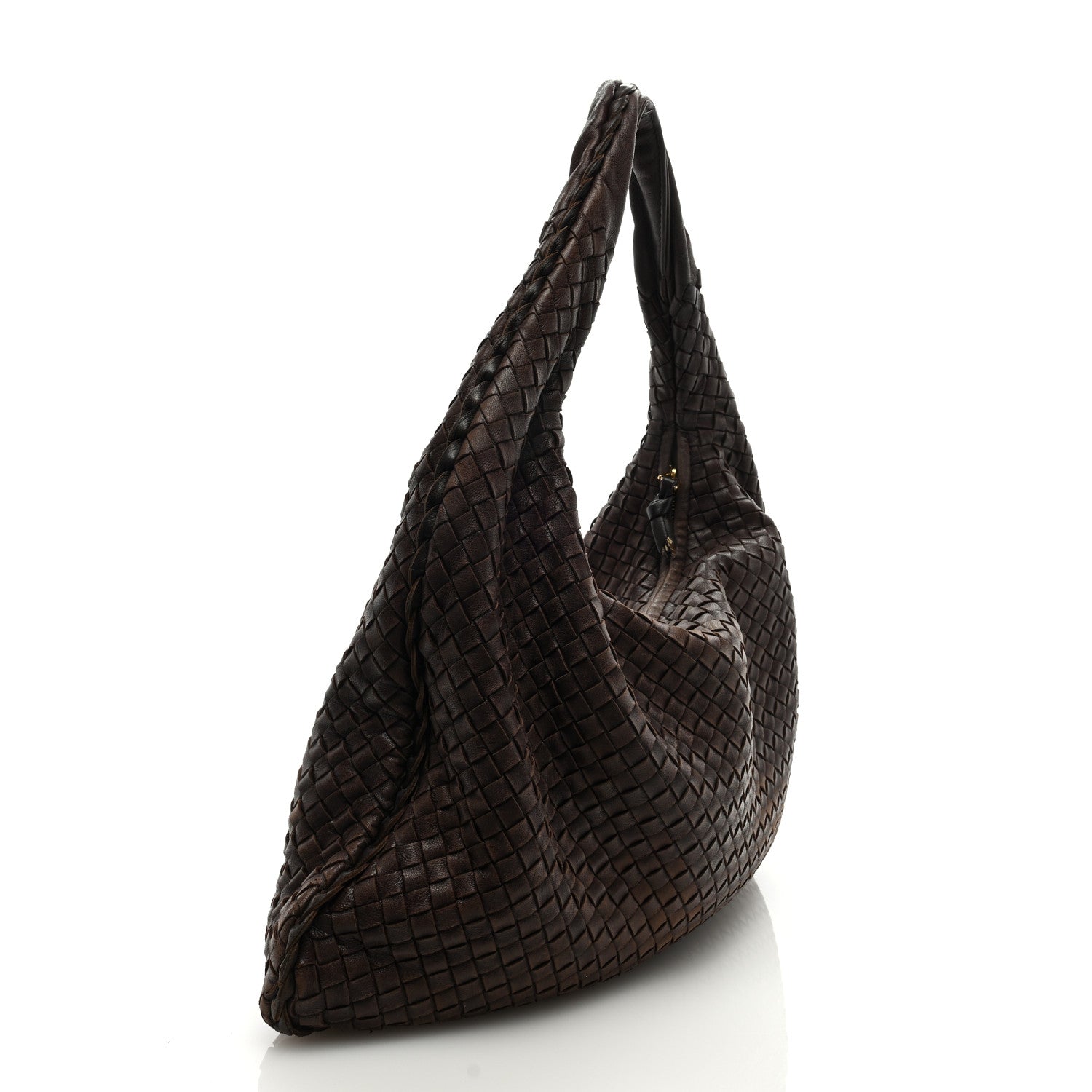 Bottega Veneta Nappa Intrecciato Large Veneta Hobo Ebano 2 of 9