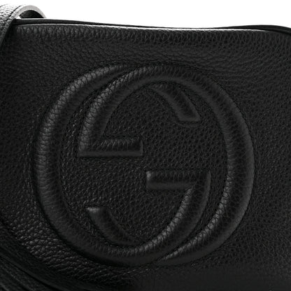Gucci Pebbled Calfskin Small Soho Disco Bag Black 8 of 11