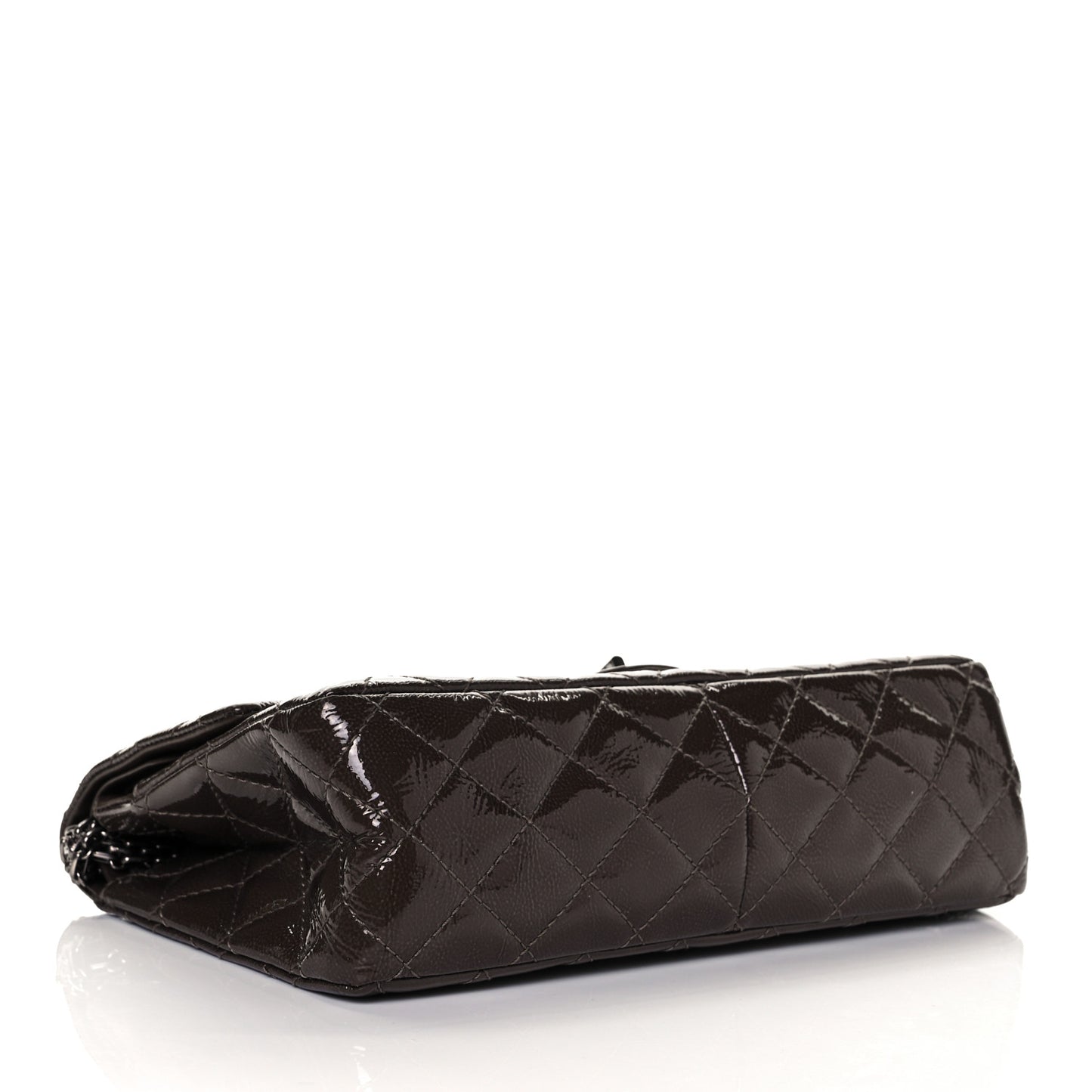 Patent Caviar Quilted 2.55 Reissue 226 Flap Brown