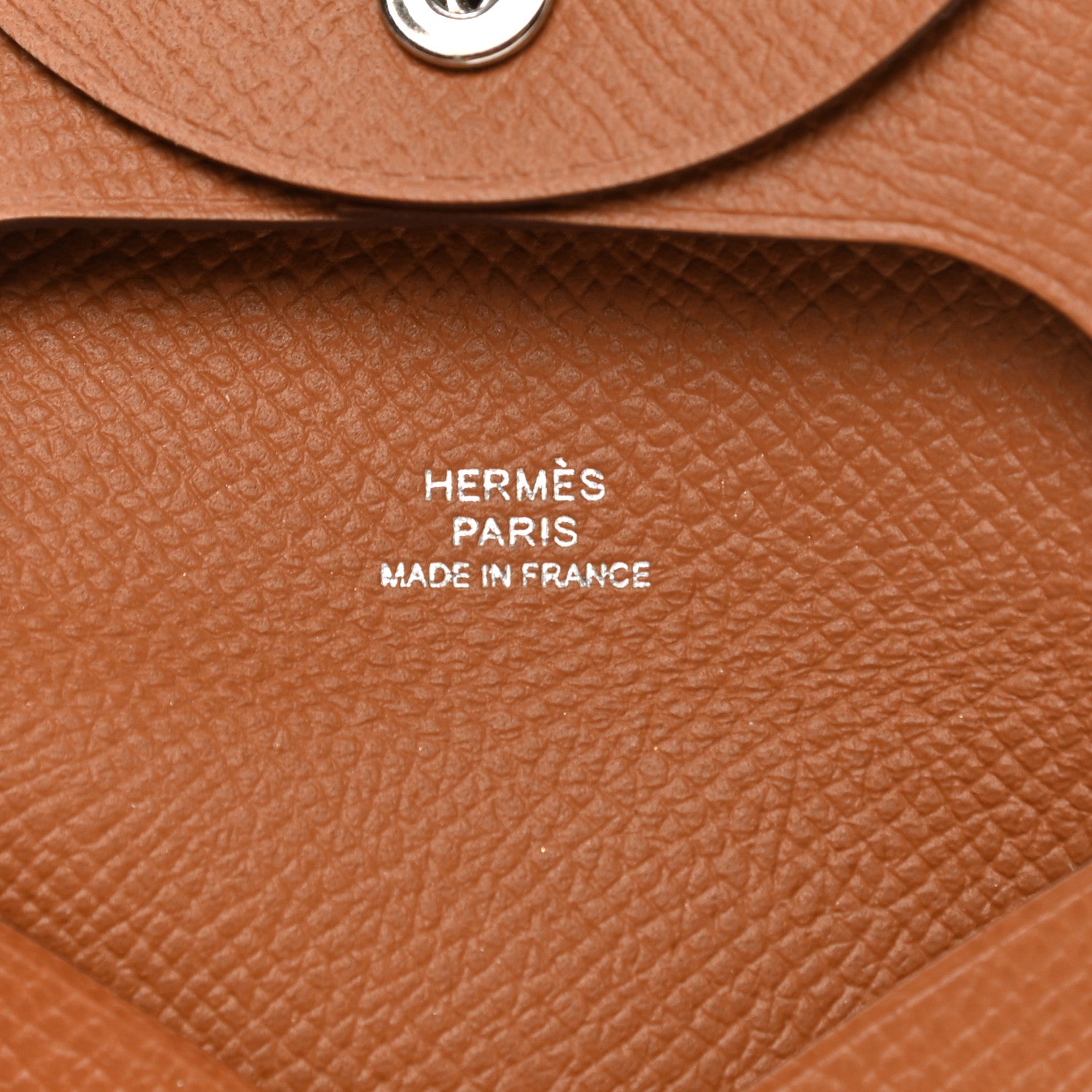 Hermes Epsom Bastia Coin Purse Gold 6 of 8