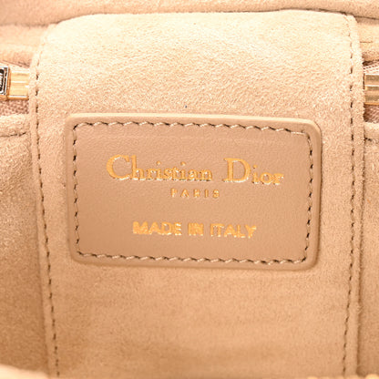 Christian Dior Lambskin Cannage Micro Lady Dior Vanity Case Beige 6 of 9