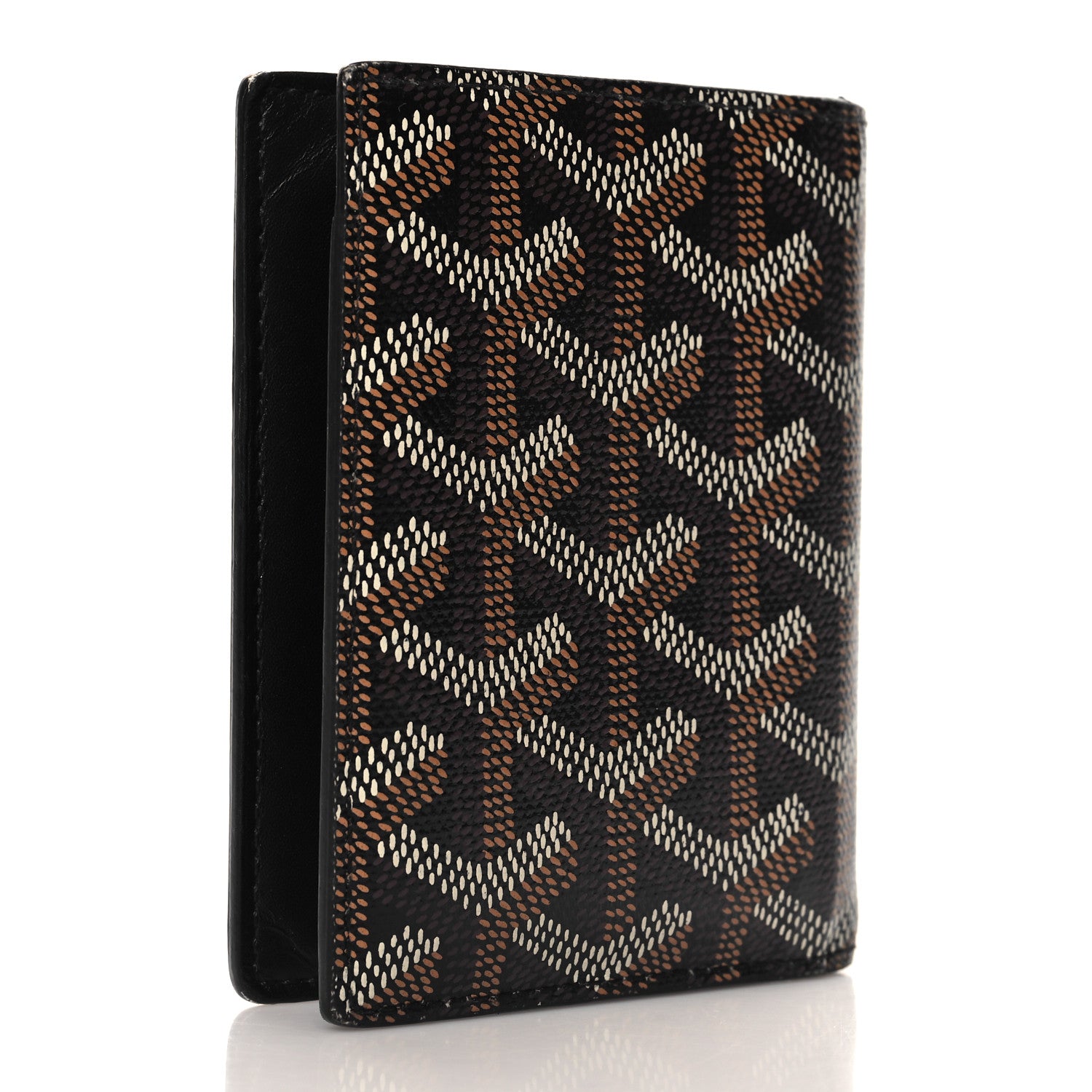 Goyard Goyardine Saint Marc Folding Card Case Black 3 of 8
