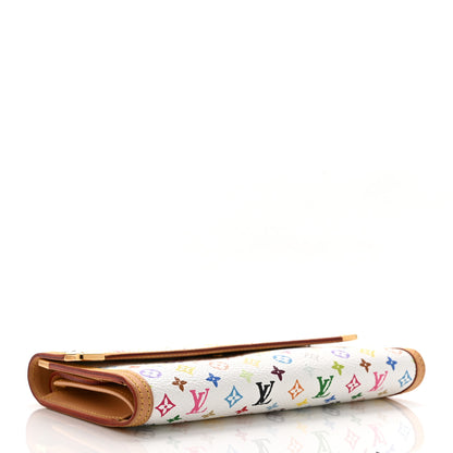 Louis Vuitton Monogram Multicolor Porte Tresor International Wallet White 4 of 11