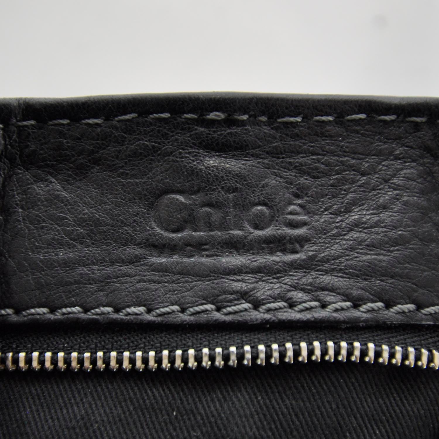 Chloe Leather Paddington Tote Black 7 of 7