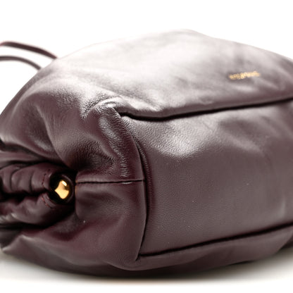 Mansur Gavriel Lambskin Mini Cloud Clutch Plum 8 of 9