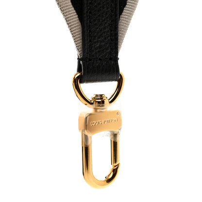Louis Vuitton Jacquard Diane Shoulder Strap Black Ivory 3 of 3