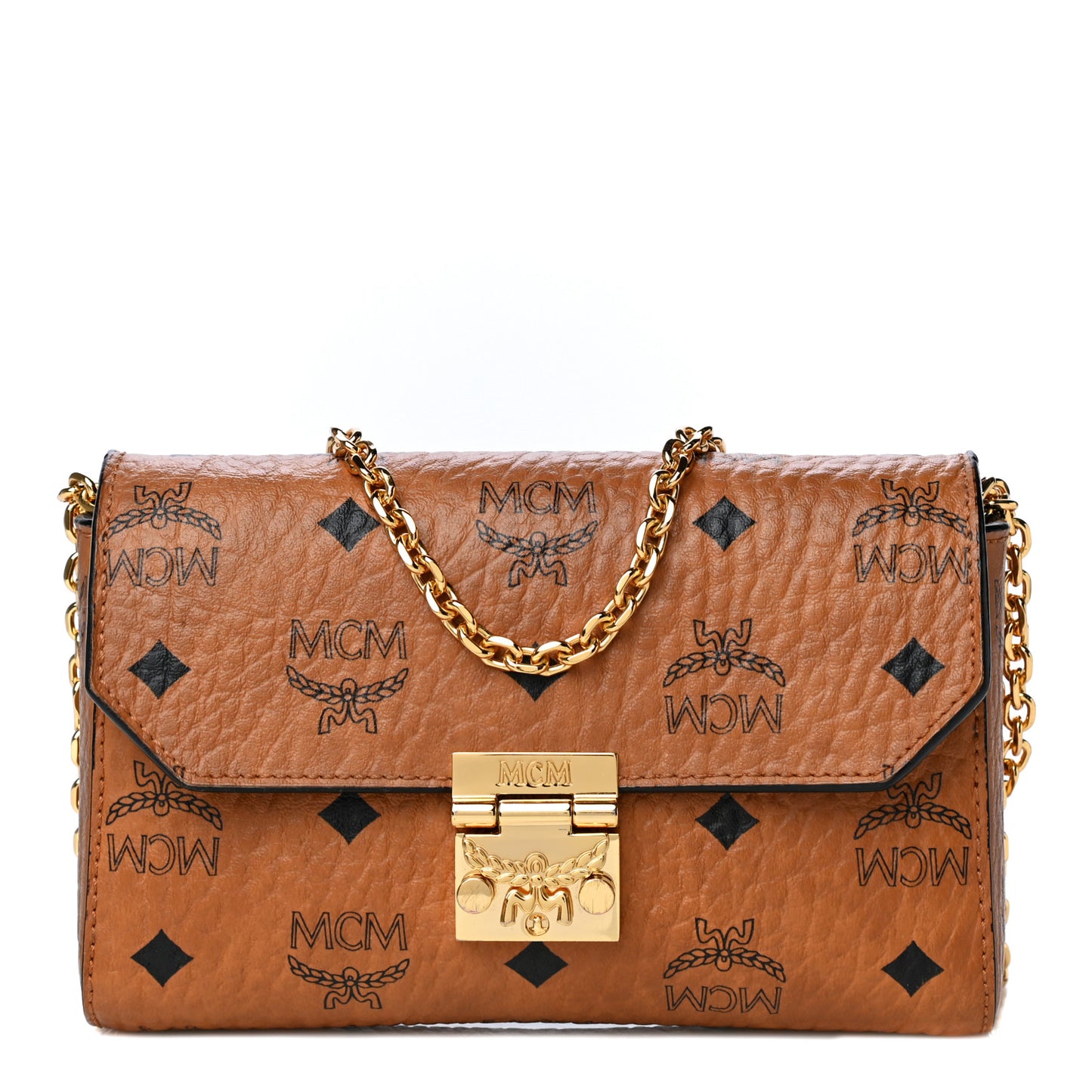 Visetos Small Millie Crossbody Bag Cognac