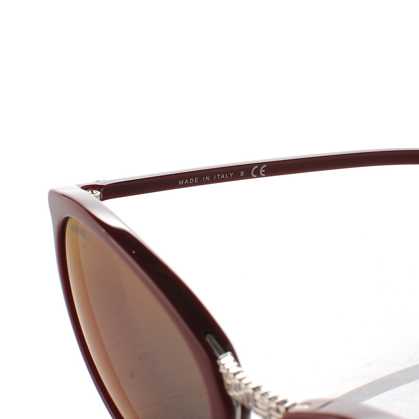 Acetate Butterfly Winter Sunglasses 5382 Dark Red