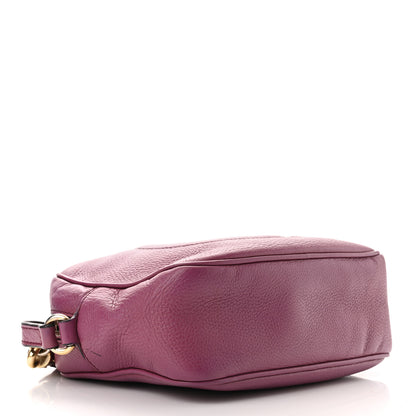 Gucci Pebbled Calfskin Small Soho Disco Bag Peonia Flower 4 of 10