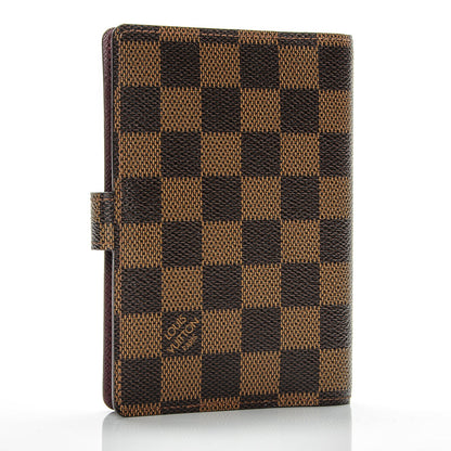 Louis Vuitton Damier Ebene Valise Small Ring Agenda Cover 3 of 6