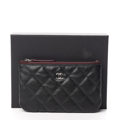 Chanel Caviar Quilted Small Cosmetic Case Black 8 of 8