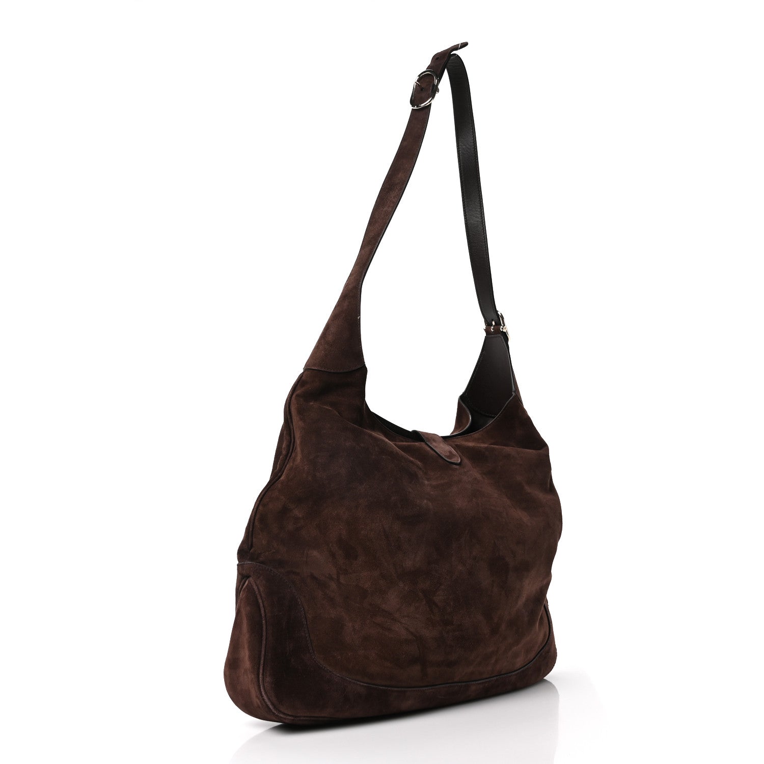Gucci Suede Jackie 1961 Giorno Shoulder Bag Dark Brown 3 of 10