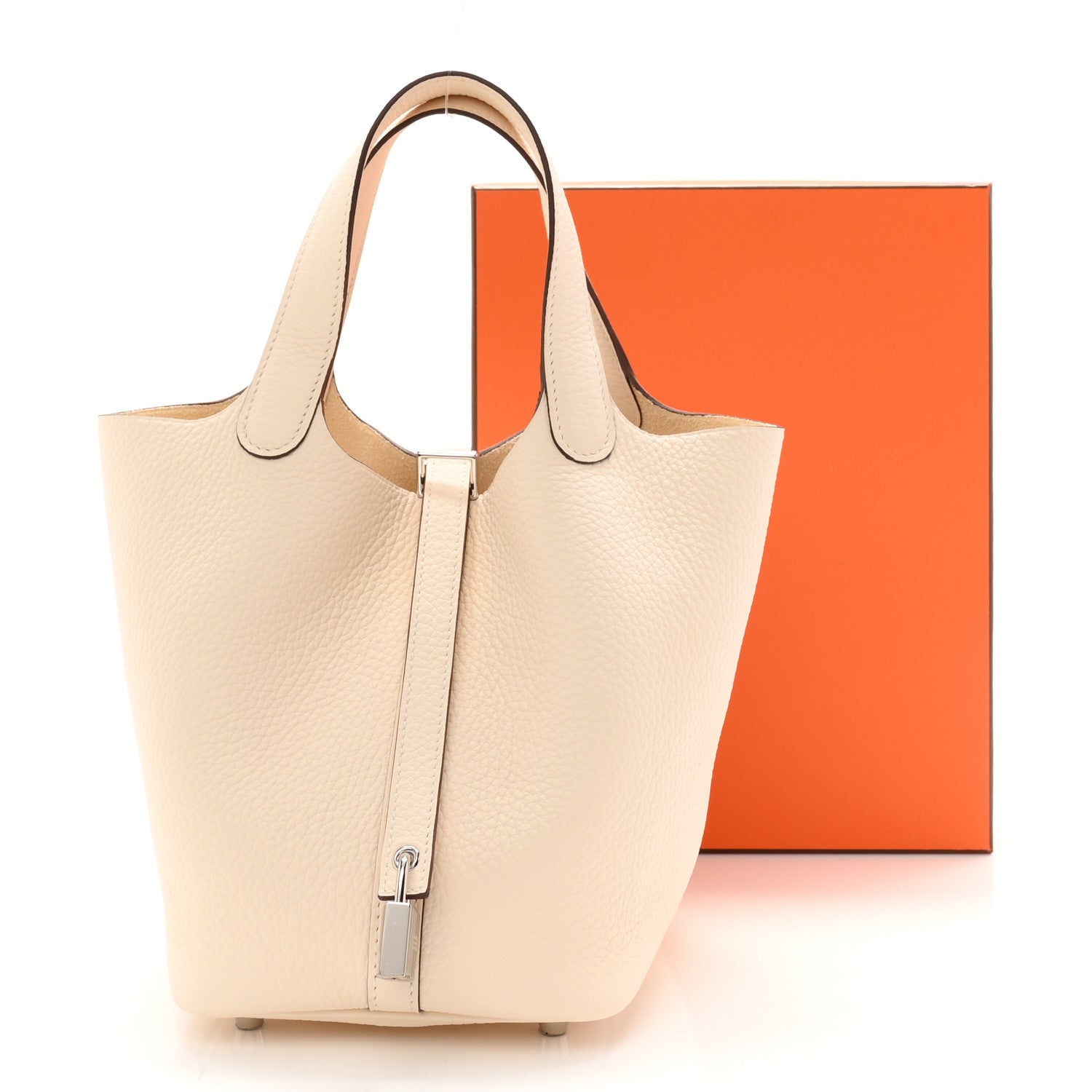 Hermes Taurillon Clemence Picotin Lock 18 PM Nata 11 of 11