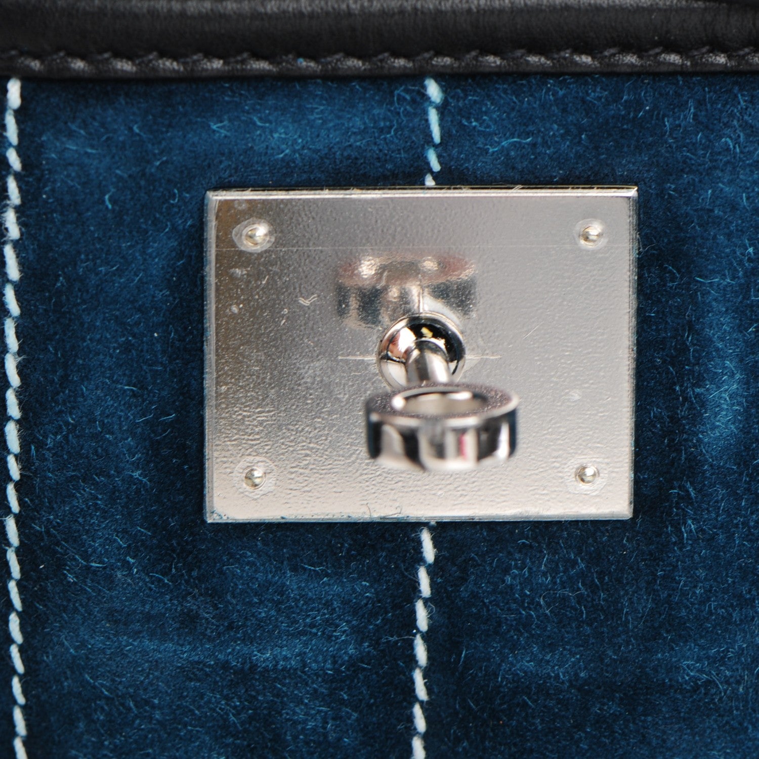 Hermes Swift Veau Doblis Mini Sac Berline 21 Black Bleu Ocean 12 of 12
