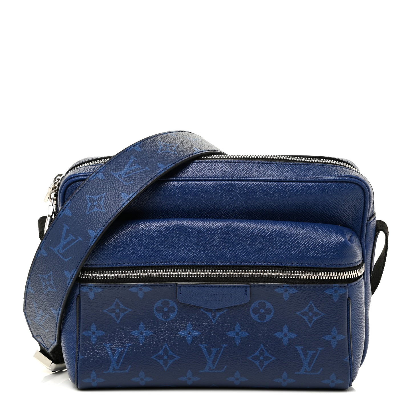 Taiga Monogram Outdoor Messenger Cobalt