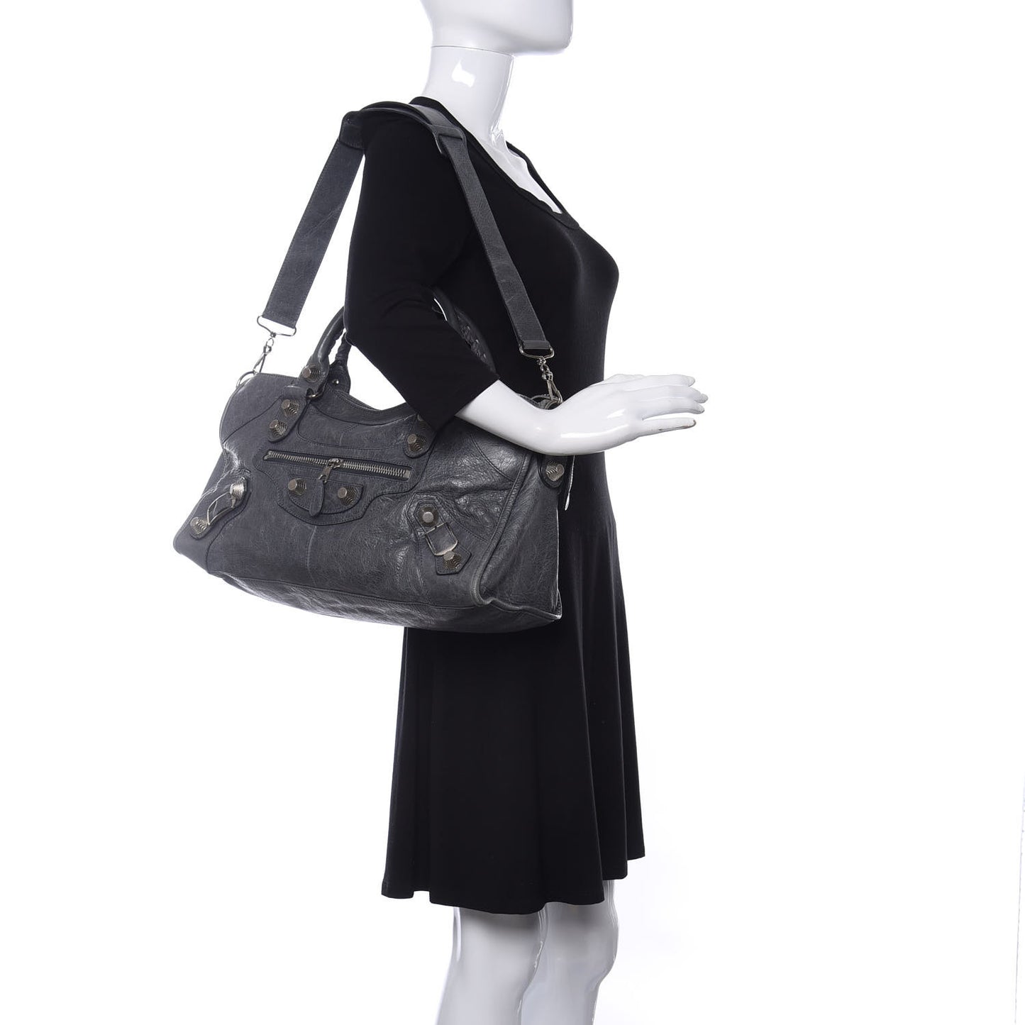 Agneau Giant 21 Silver Hardware Part Time Anthracite