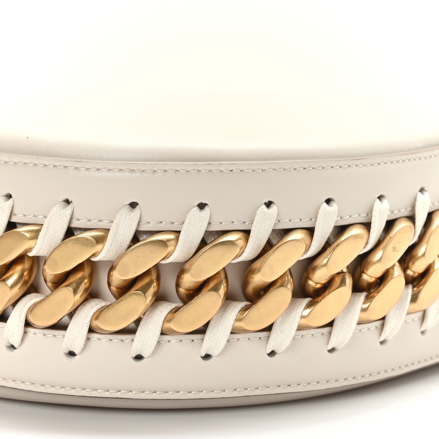 Eco Alter Nappa Frayme Shoulder Bag Pure White