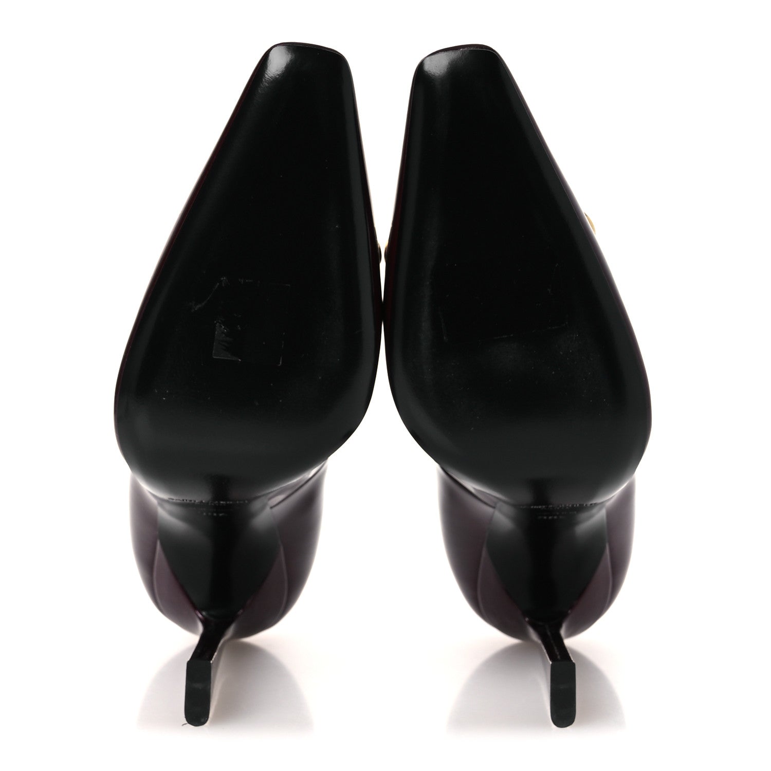Saint Laurent Patent Silvana 110mm Pumps 38.5 Deep Bordeaux 7 of 11