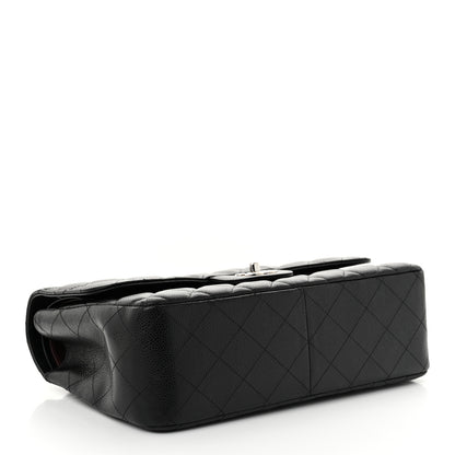 Chanel Caviar Quilted Jumbo Double Flap Black 4 of 11