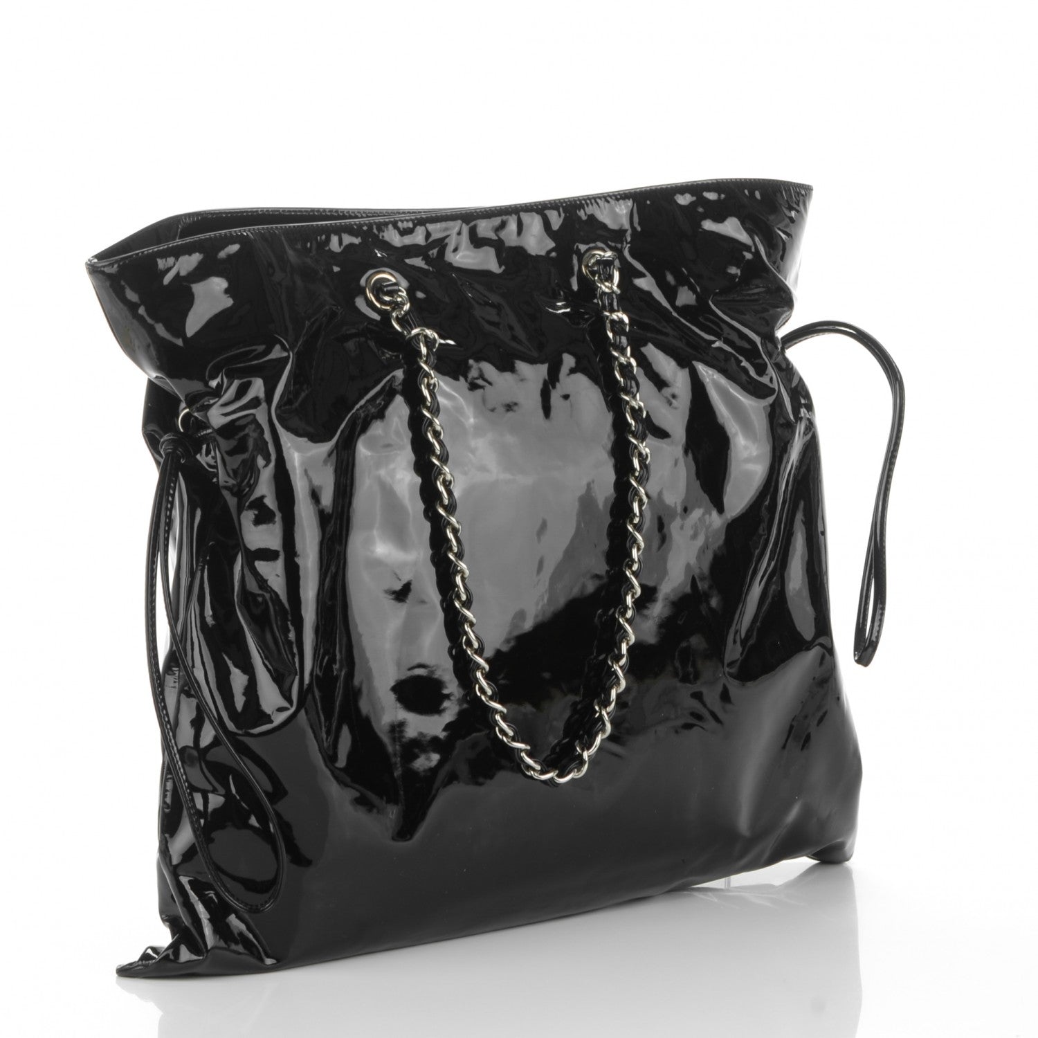 Chanel Patent Bonbons Shopper Tote Black 3 of 7
