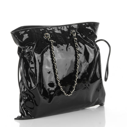 Chanel Patent Bonbons Shopper Tote Black 3 of 7