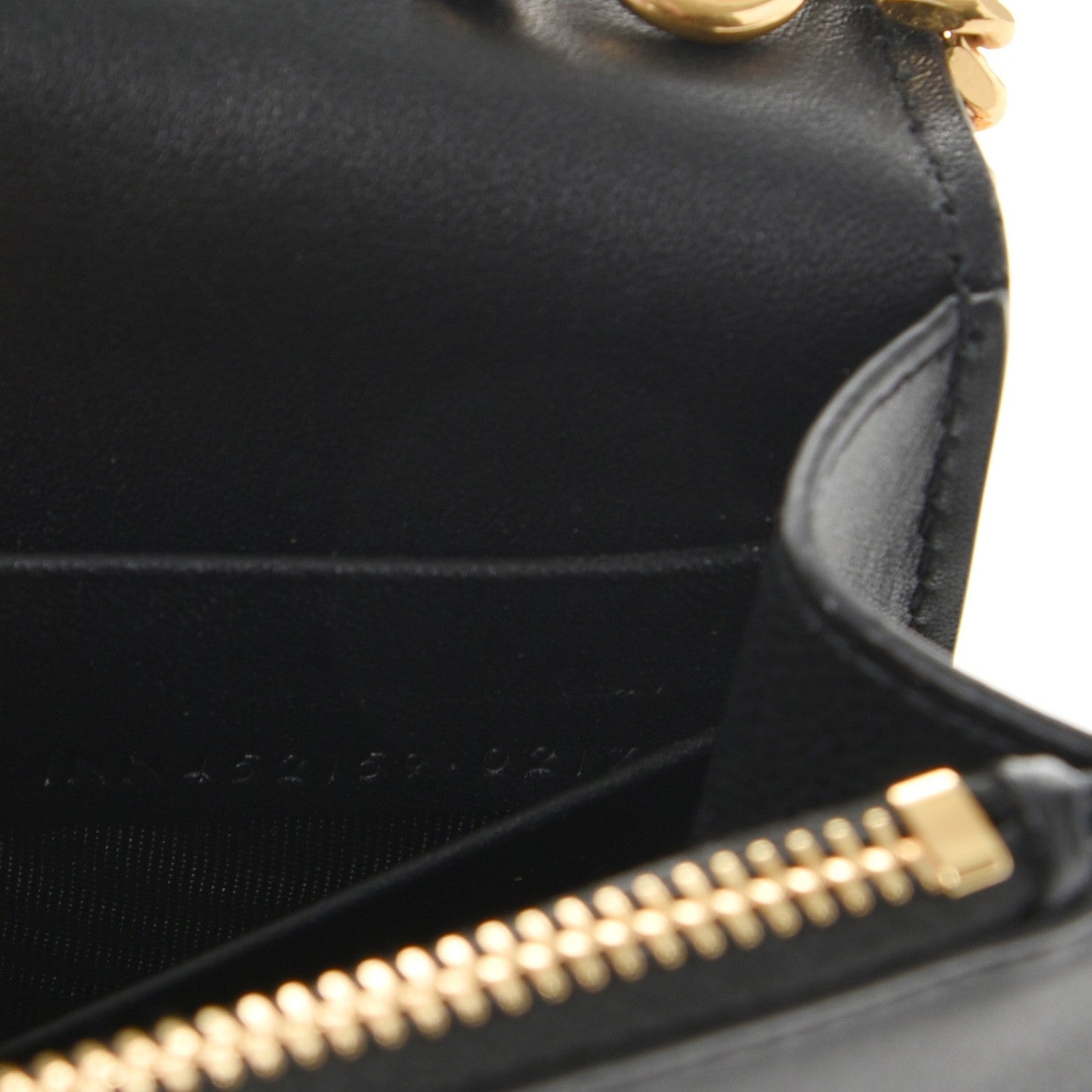 Saint Laurent Smooth Calfskin Classic Monogram Kate Tassel Chain Wallet Black 8 of 9