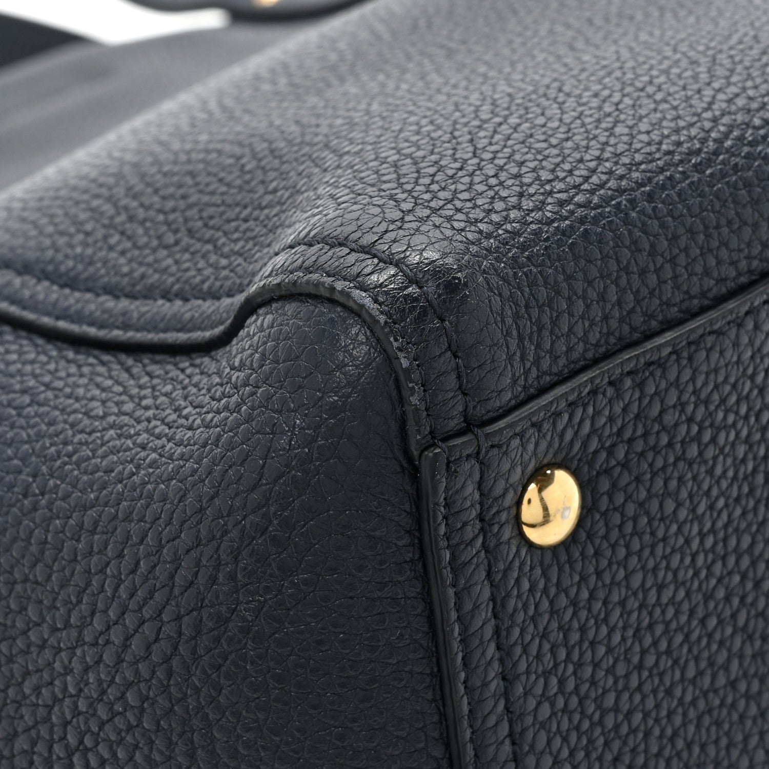 Salvatore Ferragamo Calfskin Verve Tote Navy 12 of 18