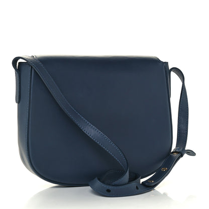 Mansur Gavriel Calfskin Flap Crossbody Bag Blu 3 of 10