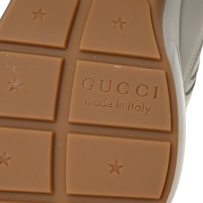 Gucci Calfskin Glitter Game Logo Womens Rhyton Sneakers 37.5 Mystic White 8 of 11