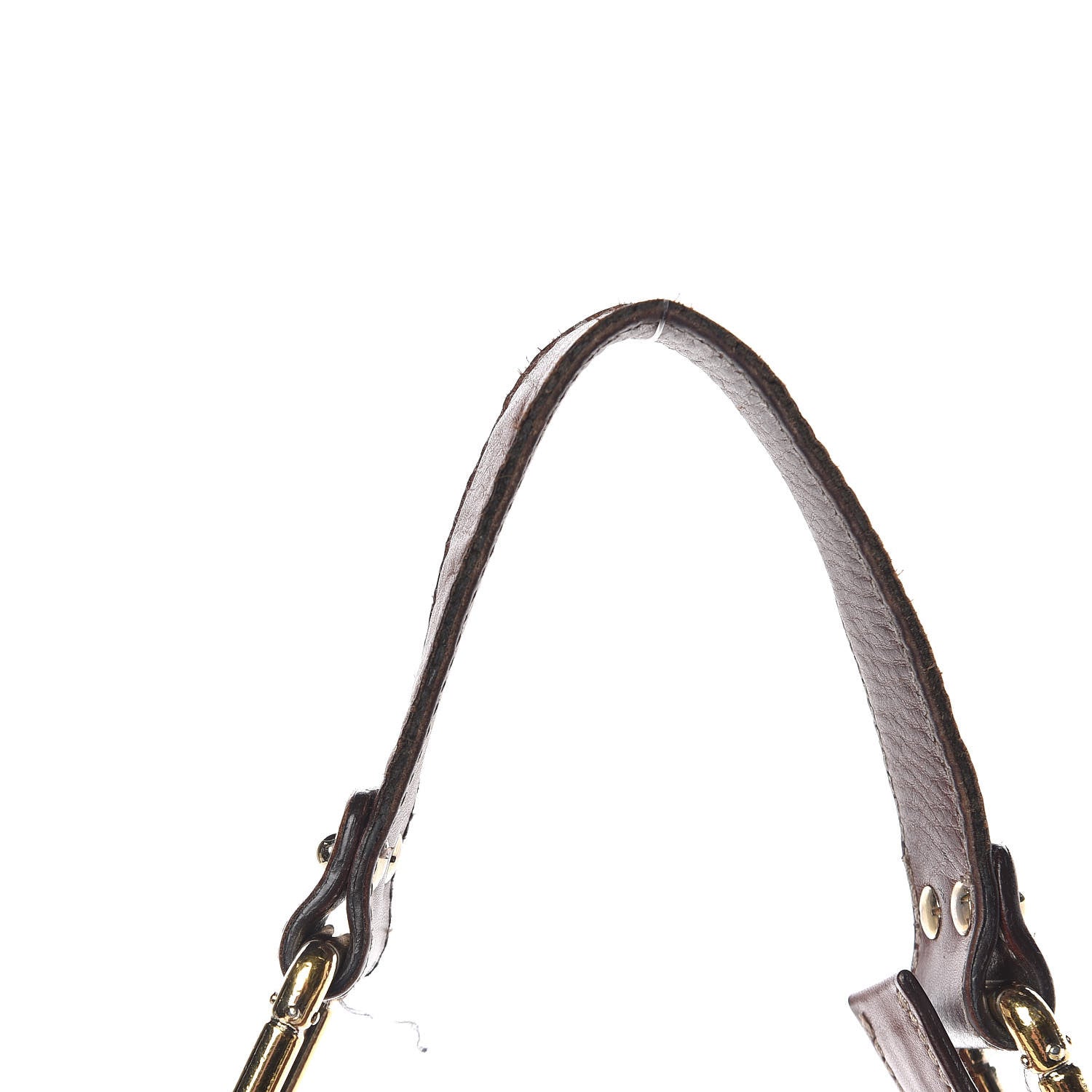 Gucci Calfskin Bamboo Horsebit Hobo Brown 19 of 19