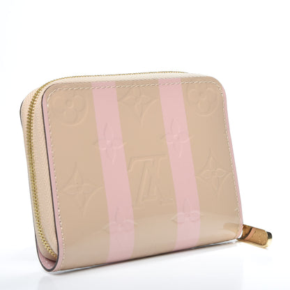 Louis Vuitton Vernis Rayures Zippy Coin Purse Dune 2 of 7