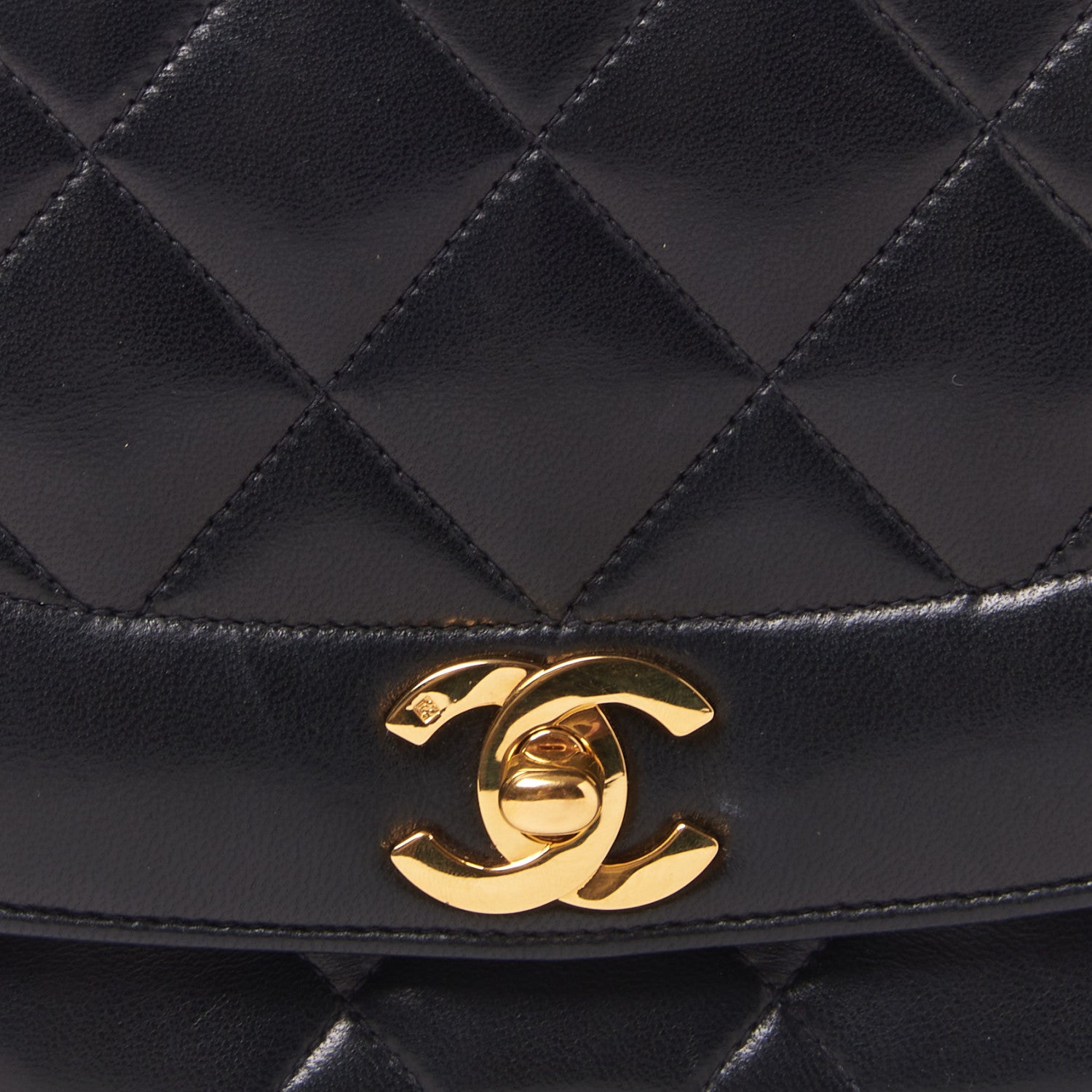 Chanel Lambskin Quilted Medium Single Flap Black 7 of 9