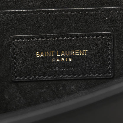 Saint Laurent Calfskin Small Classic Monogram Kate Tassel Satchel Black 6 of 10