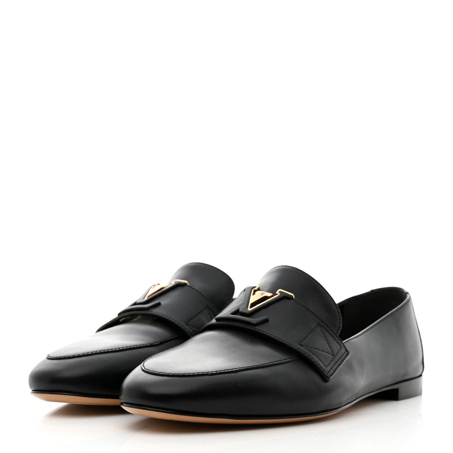 Smooth Calfskin Capri Loafers 40 Black
