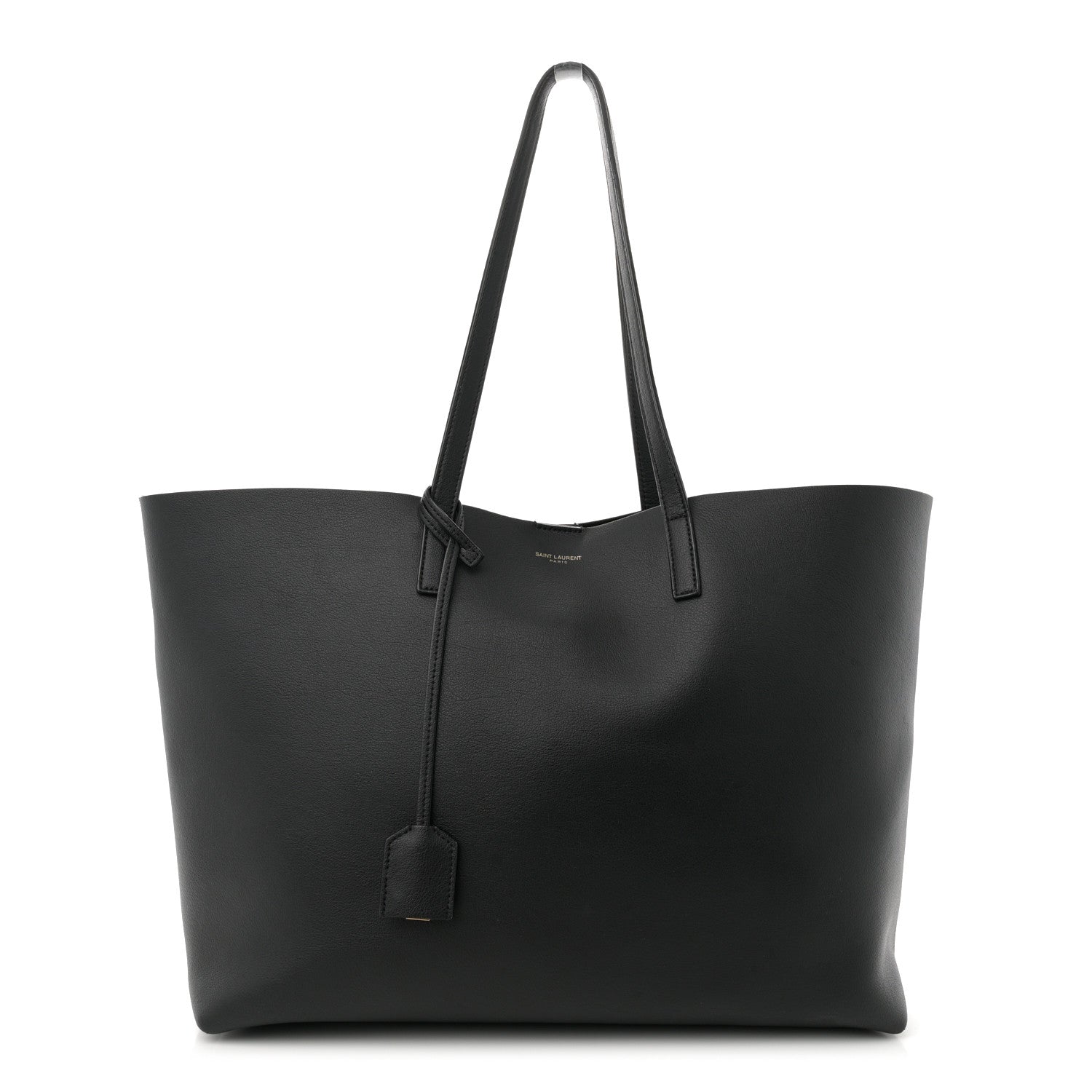 Saint Laurent Calfskin Large Shopping Tote Black 1 of 14