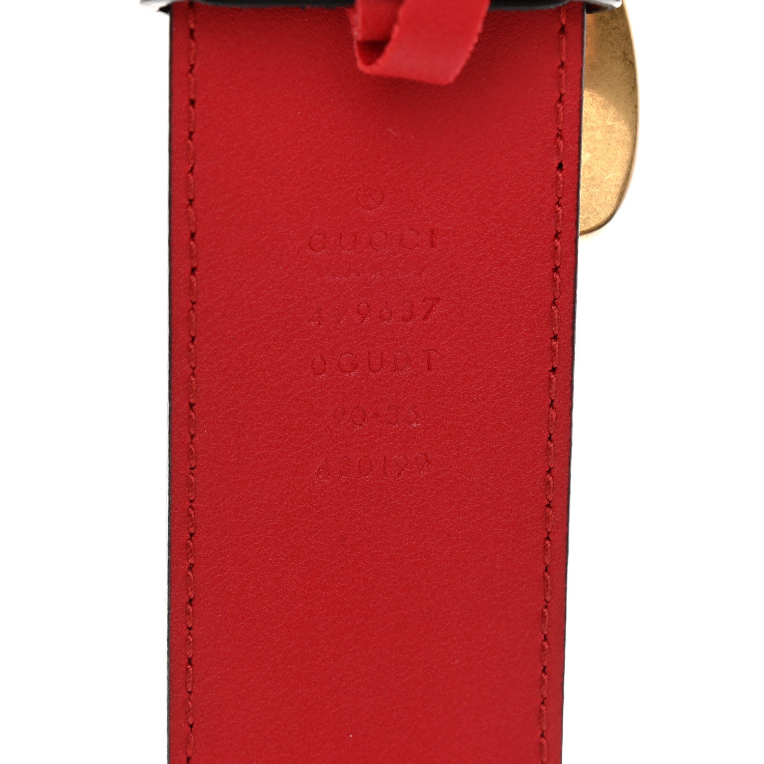 Gucci Calfskin Queen Margaret Bee Belt 90 36 Black 3 of 5