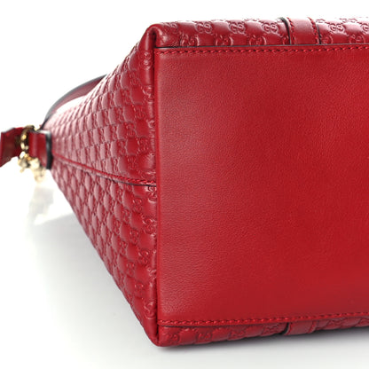 Gucci Soft Microguccissima Dome Satchel Red 8 of 9