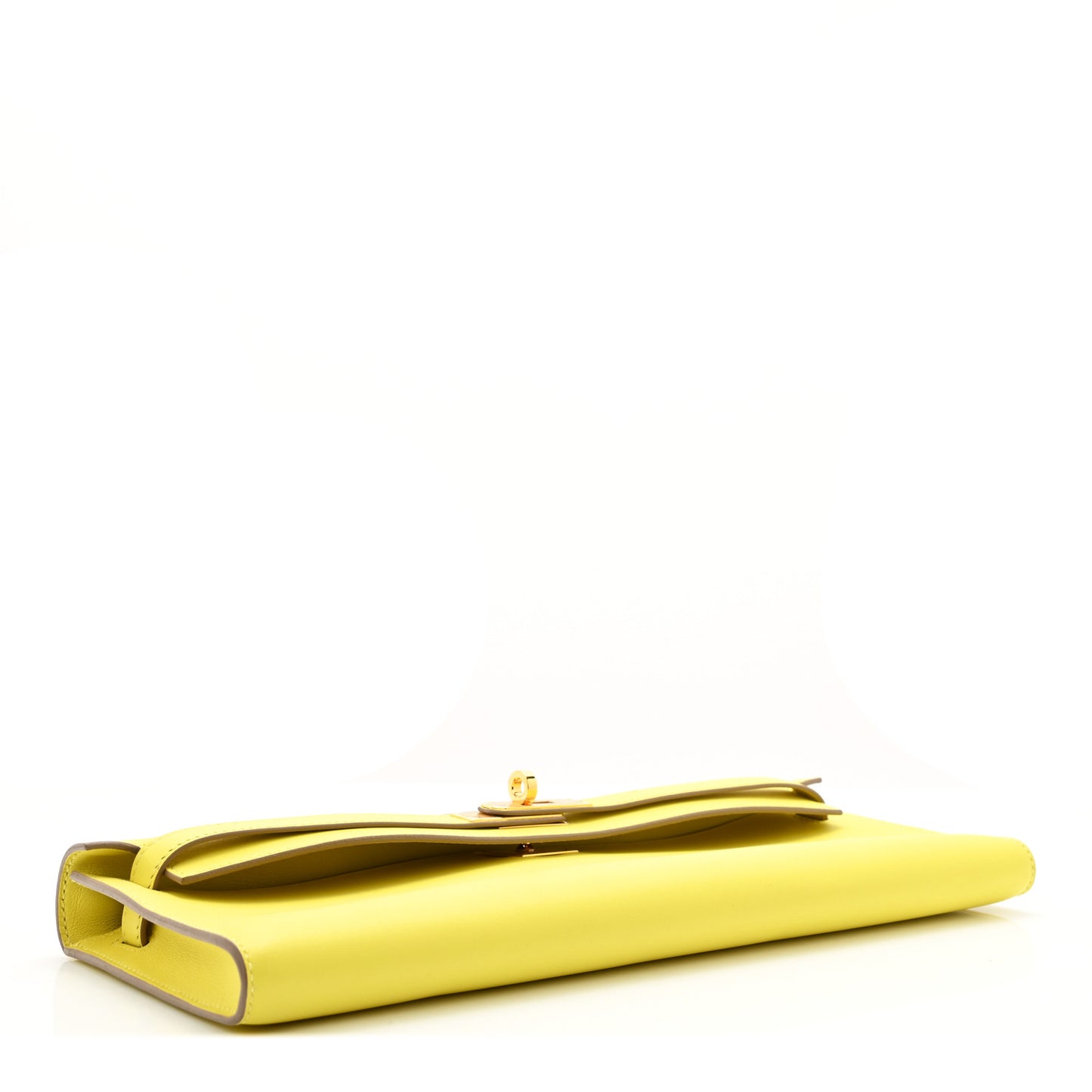 Swift Kelly Cut Clutch Pochette Lime