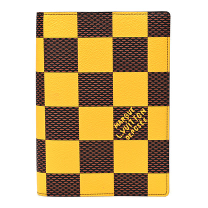 Louis Vuitton Damier Pop Auguste Notebook Cover Yellow 1 of 7