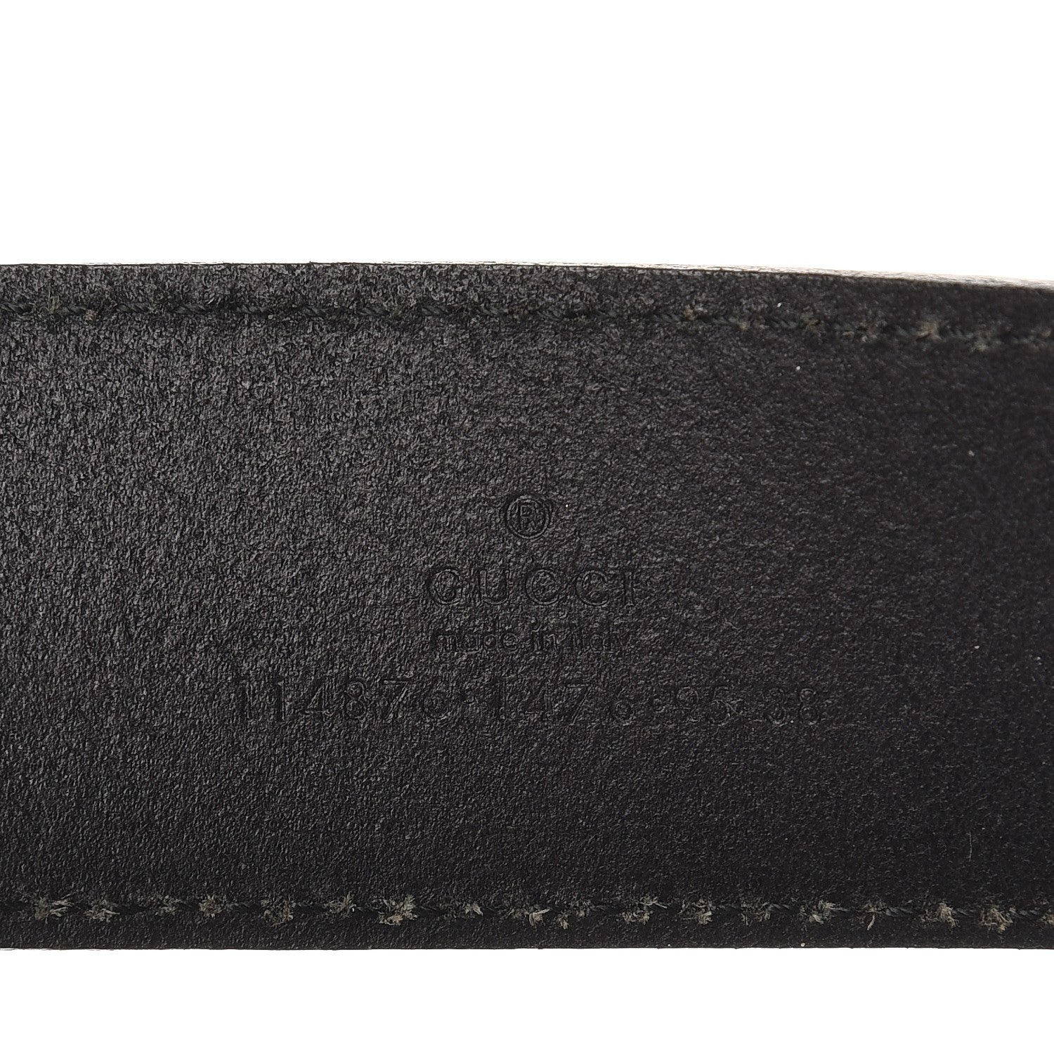 Gucci Calfskin Interlocking G 40mm Belt 95 38 Black 3 of 5
