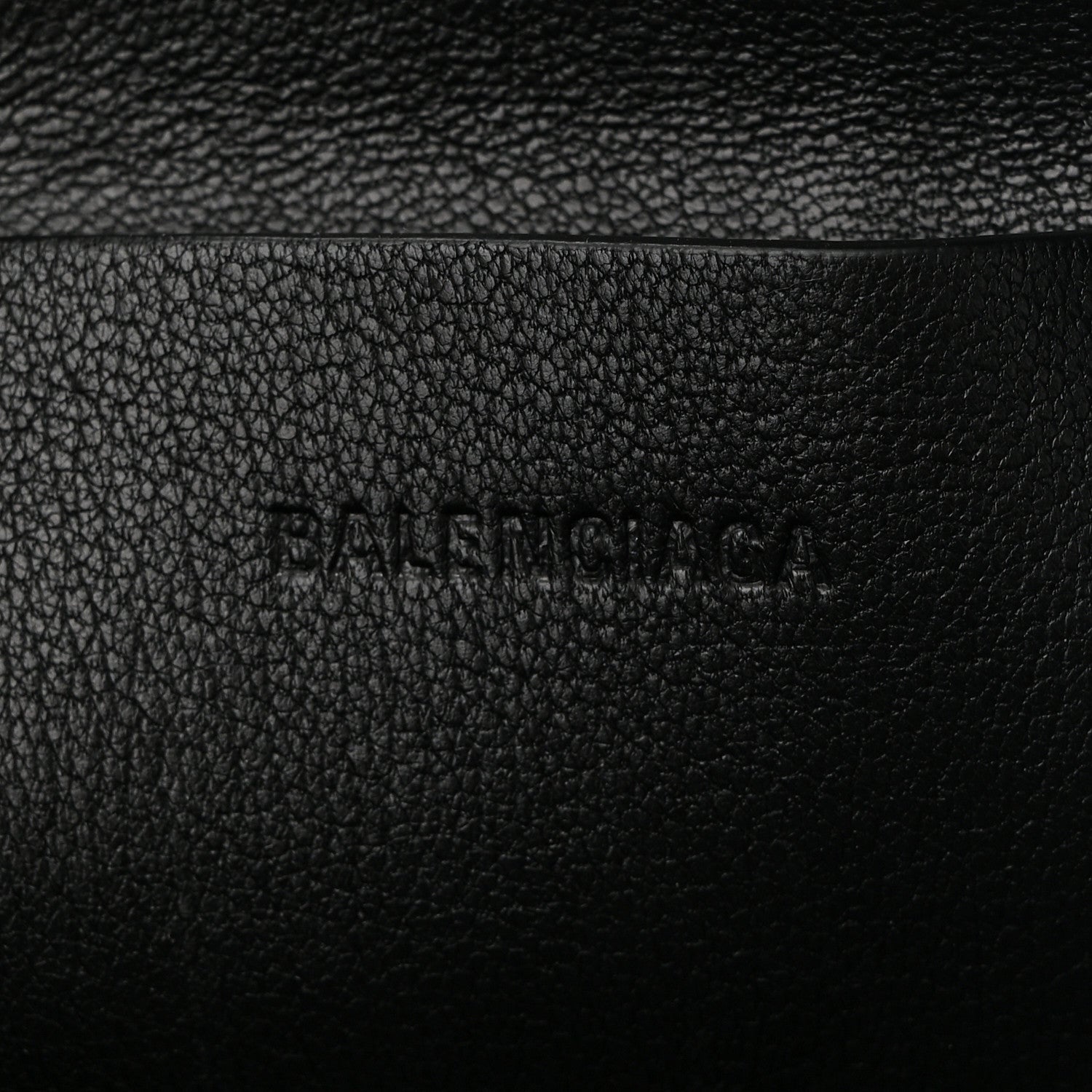Balenciaga Grained Calfskin Embossed Car Camera Bag Black 6 of 10