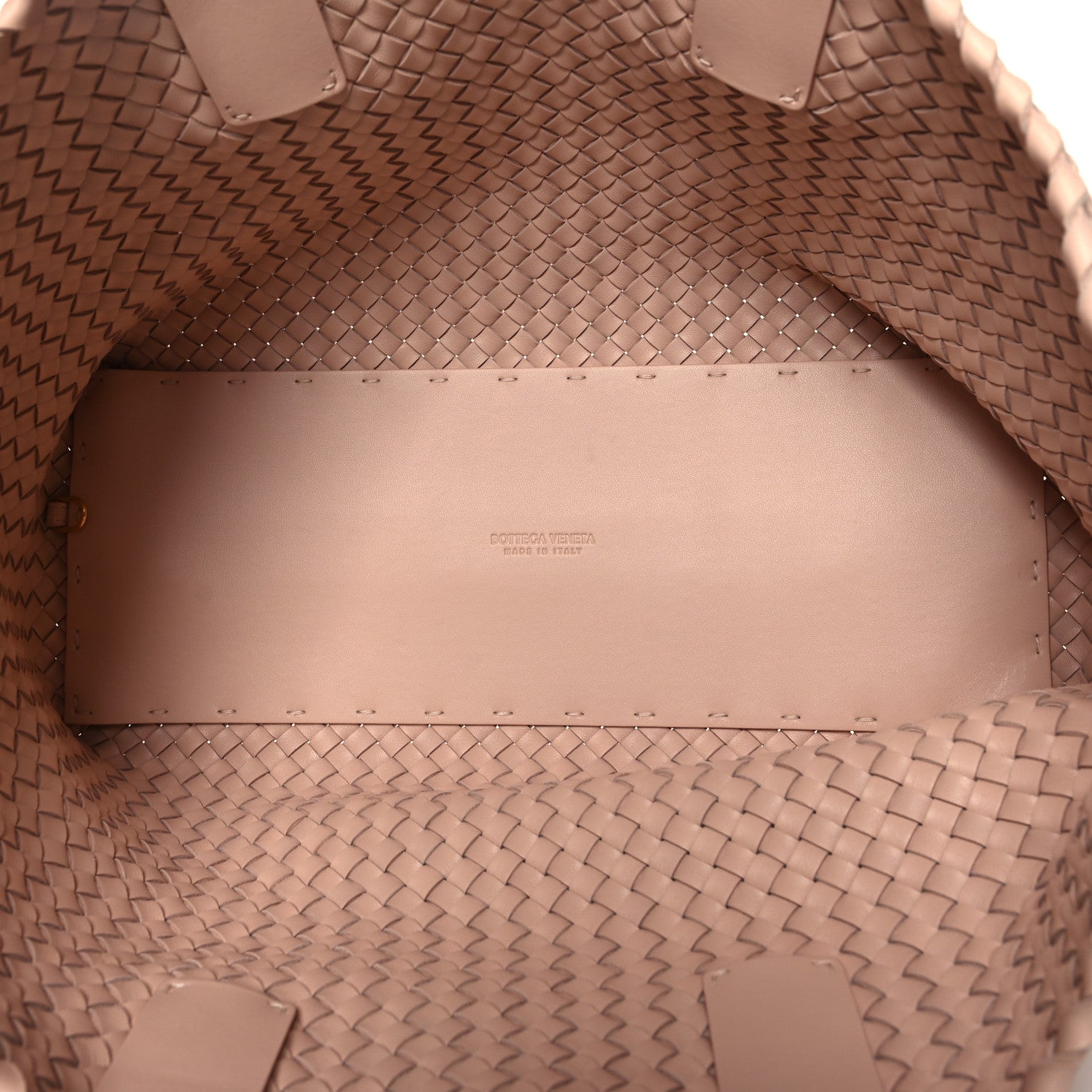Bottega Veneta Lambskin Intreccio Medium Cabat Lotus 6 of 10