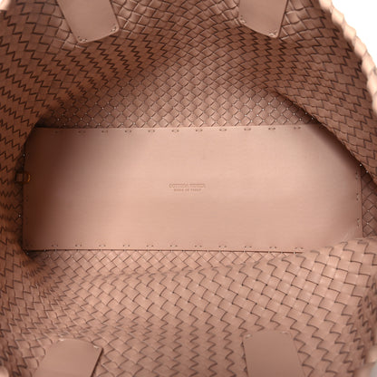 Bottega Veneta Lambskin Intreccio Medium Cabat Lotus 6 of 10