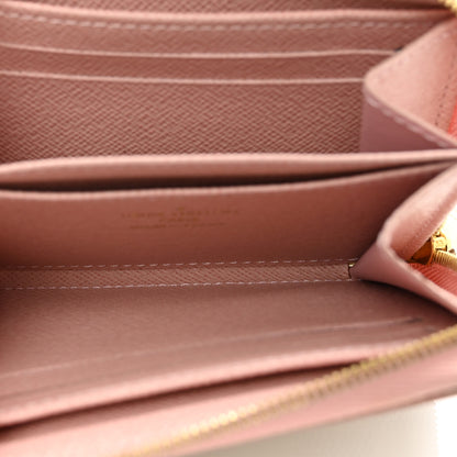 Louis Vuitton Damier Azur Zippy Coin Purse Rose Ballerine 5 of 6