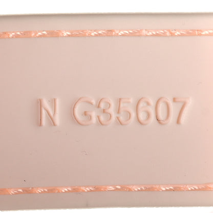 Chanel Rubber CC Dad Sandals 35 Pale Pink 6 of 9
