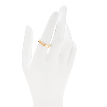 Cartier 18K Yellow Gold 3.5mm LOVE Wedding Band Ring 56 7.75 2 of 5