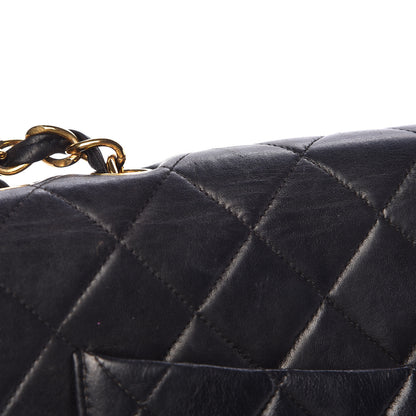 Chanel Lambskin Quilted Jumbo Single Flap Black 14 of 16