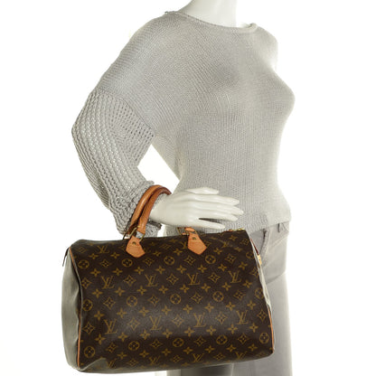 Louis Vuitton Monogram Speedy 35 2 of 7